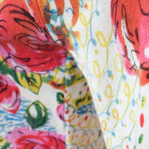 *Anthropologie* HWR - Floral Rosebud Parisian Cardigan - size XS - GORGEOUS! - Picture 5 of 6